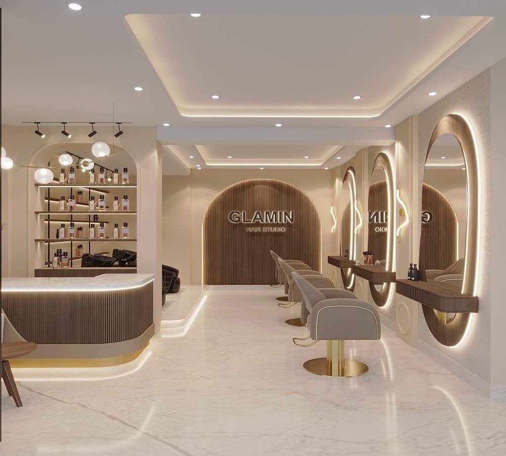 Reception at Glamin Unisex Salon